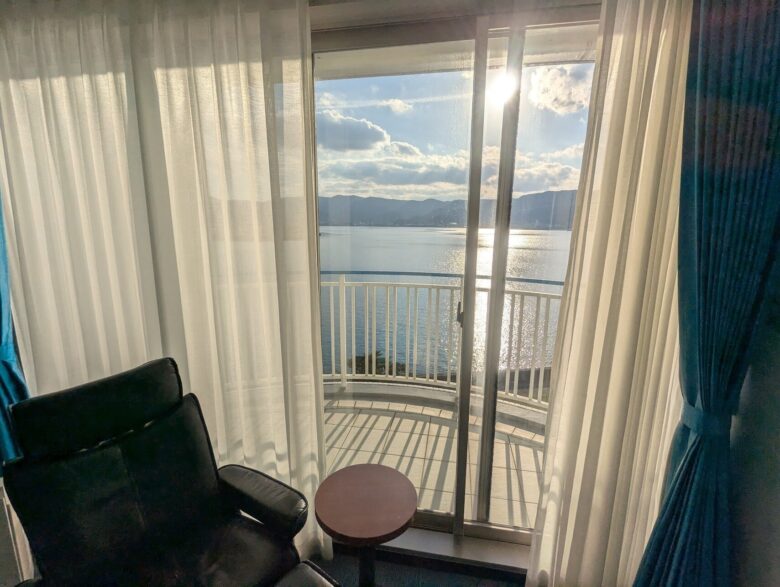 奄美山羊島ホテルの客室 オーシャンビューの眺望