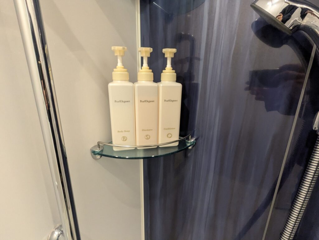 Pearl Eleganceのシャンプー・コンディショナー・ボディソープのアメニティ