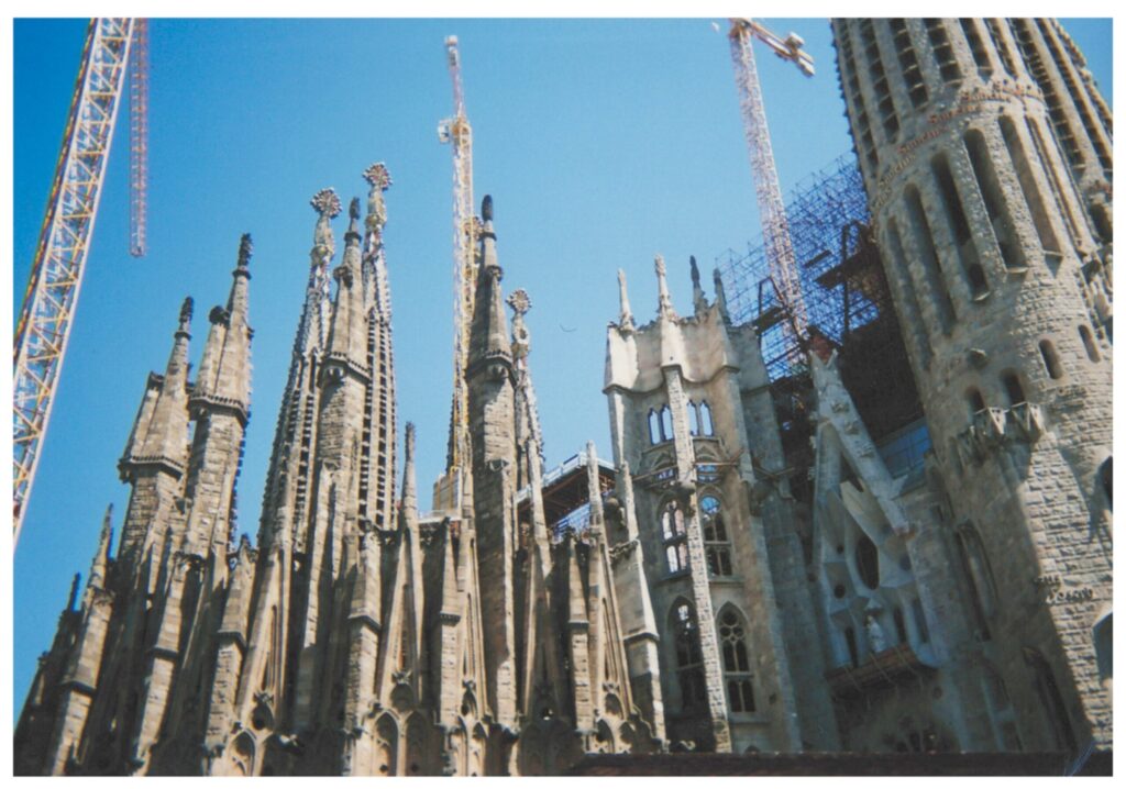 スペイン 建設中のサグラダ・ファミリア