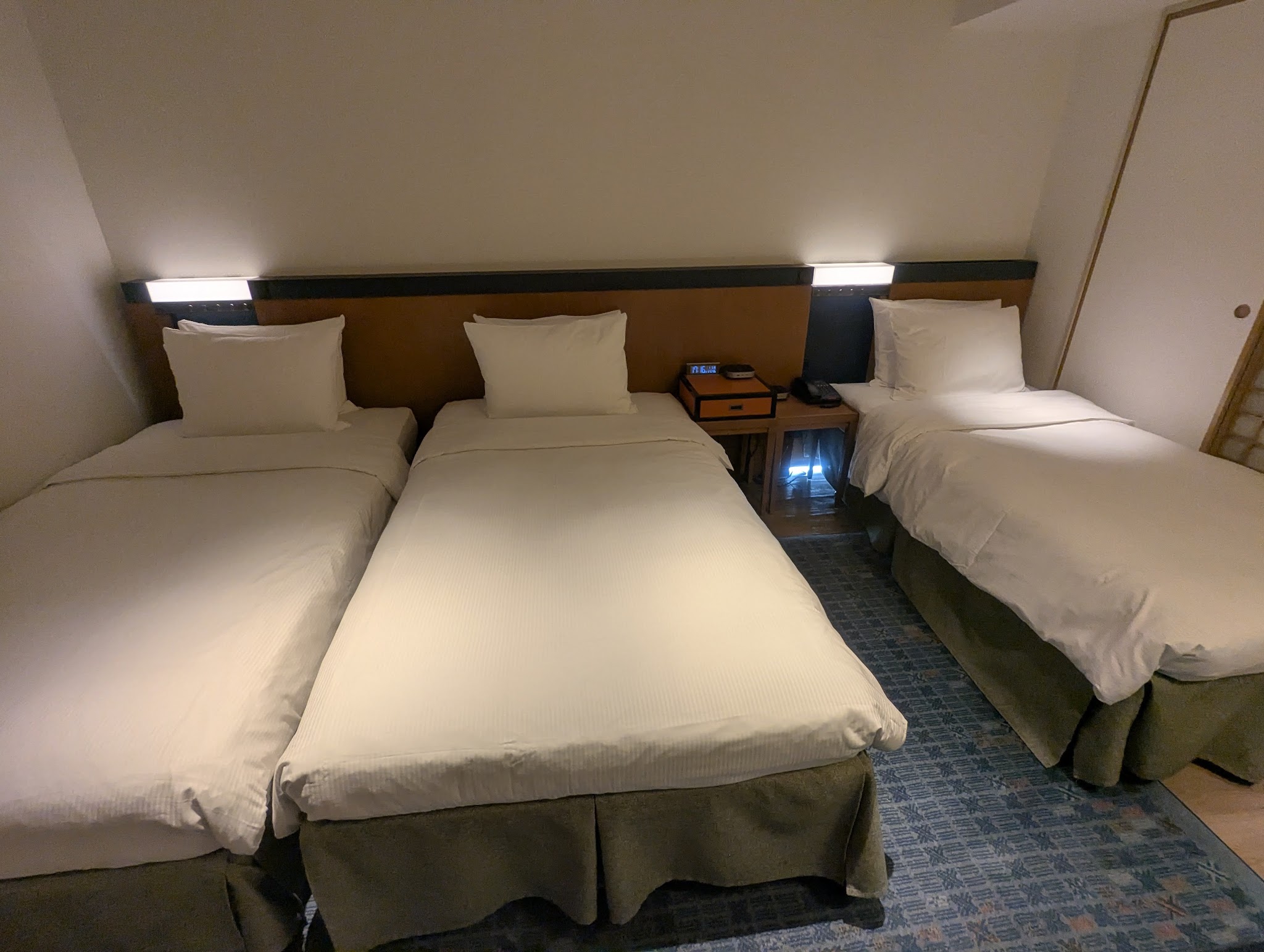 ヒルトン名古屋｜ベッド3台の配置